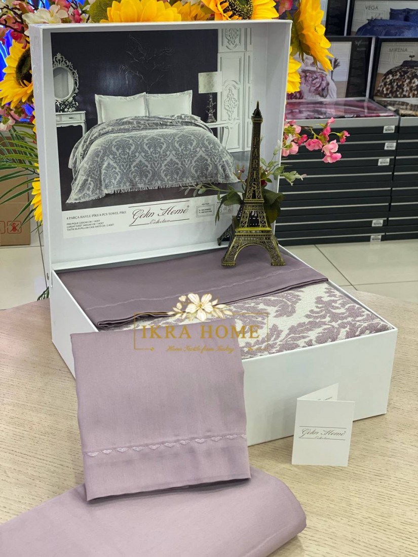 Gelin home | TROYA MURDUM Комплект постельного белья из 4-х предметов с покрывалом